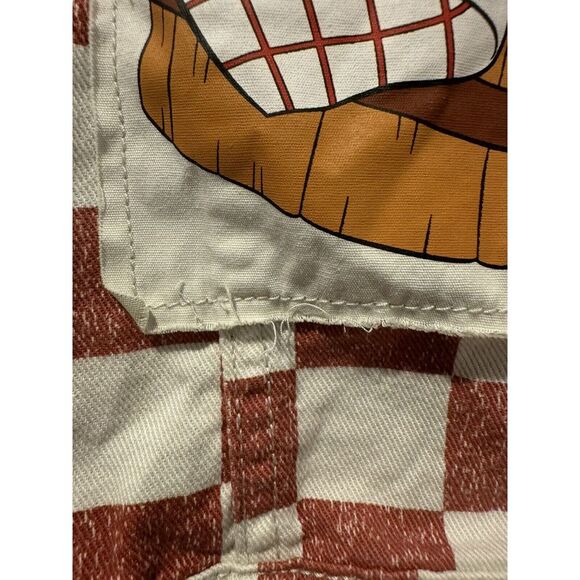 Disney Lady & The Tramp Tony's Restaurant‎ Denim Checkered Jacket Womens S - Picture 15 of 16